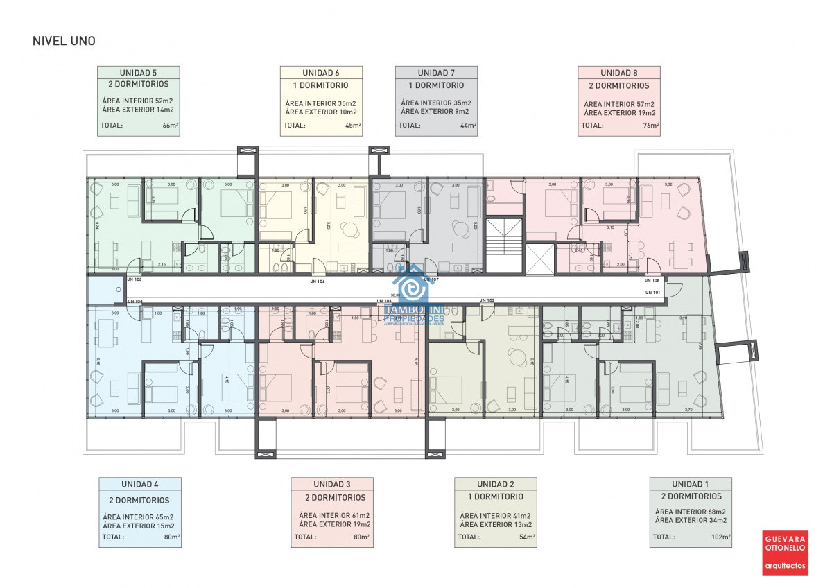 Apartamento ID.686 - Pre-Lanzamiento EXCLUSIVO - compre con financiacion, 1 dorm. en venta. Edif. Genova