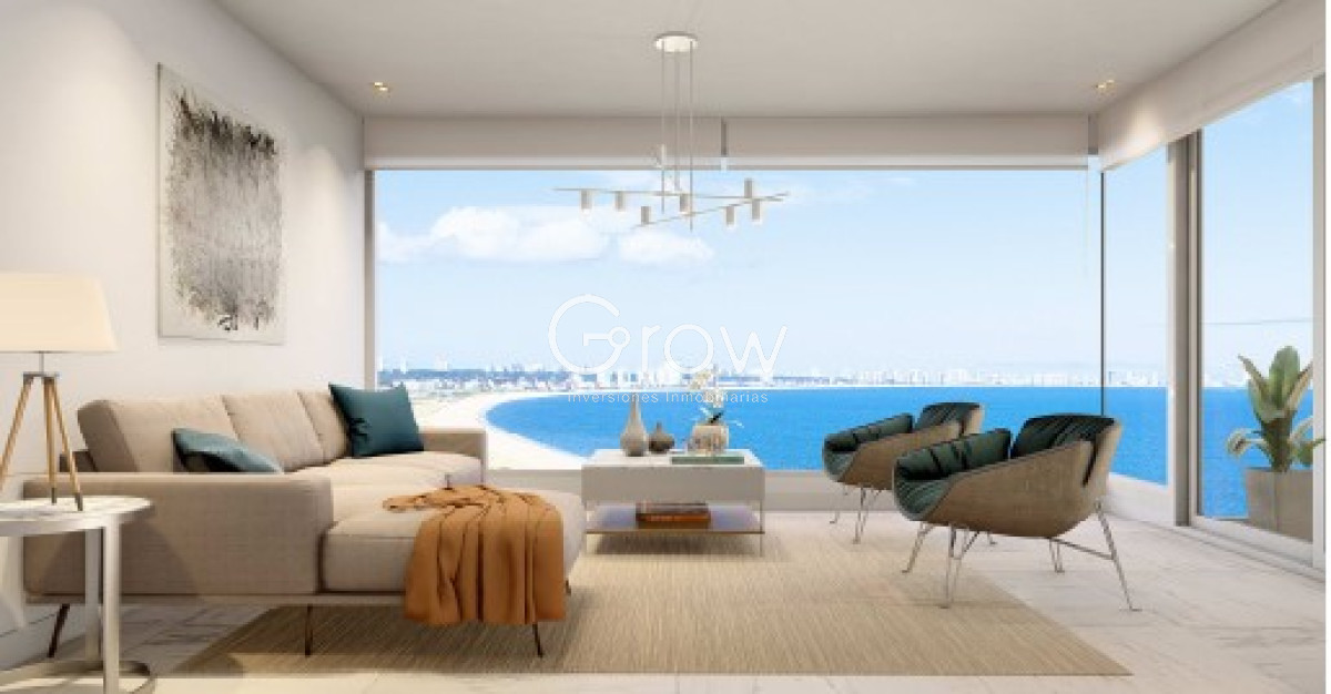 Apartamento ID.4171 - Vende apartamento con vista al mar de 3 suites, en Mansa- Punta del Este.
