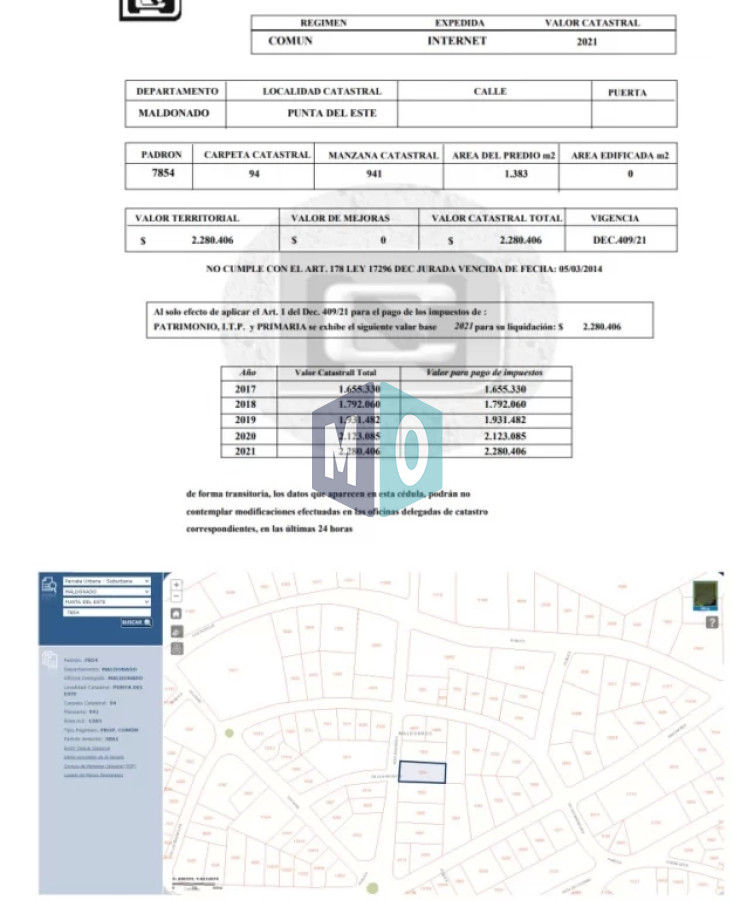 Terreno ID.459 - Espectacuar terreno en la zona más solicitada. Golf, Punta del Este 