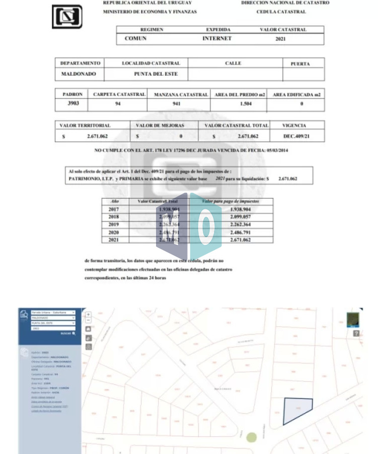 Terreno ID.459 - Espectacuar terreno en la zona más solicitada. Golf, Punta del Este 