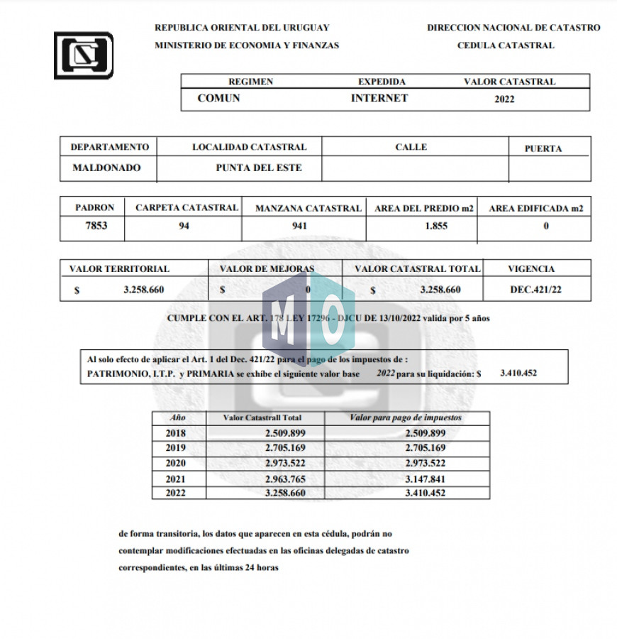 Terreno ID.459 - Espectacuar terreno en la zona más solicitada. Golf, Punta del Este 