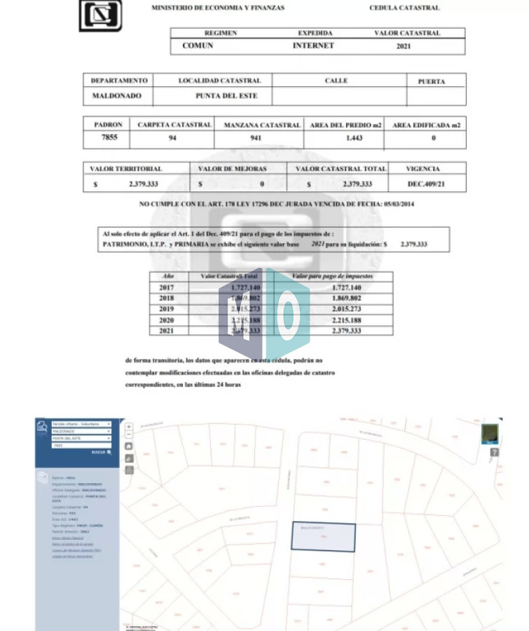 Terreno ID.459 - Espectacuar terreno en la zona más solicitada. Golf, Punta del Este 