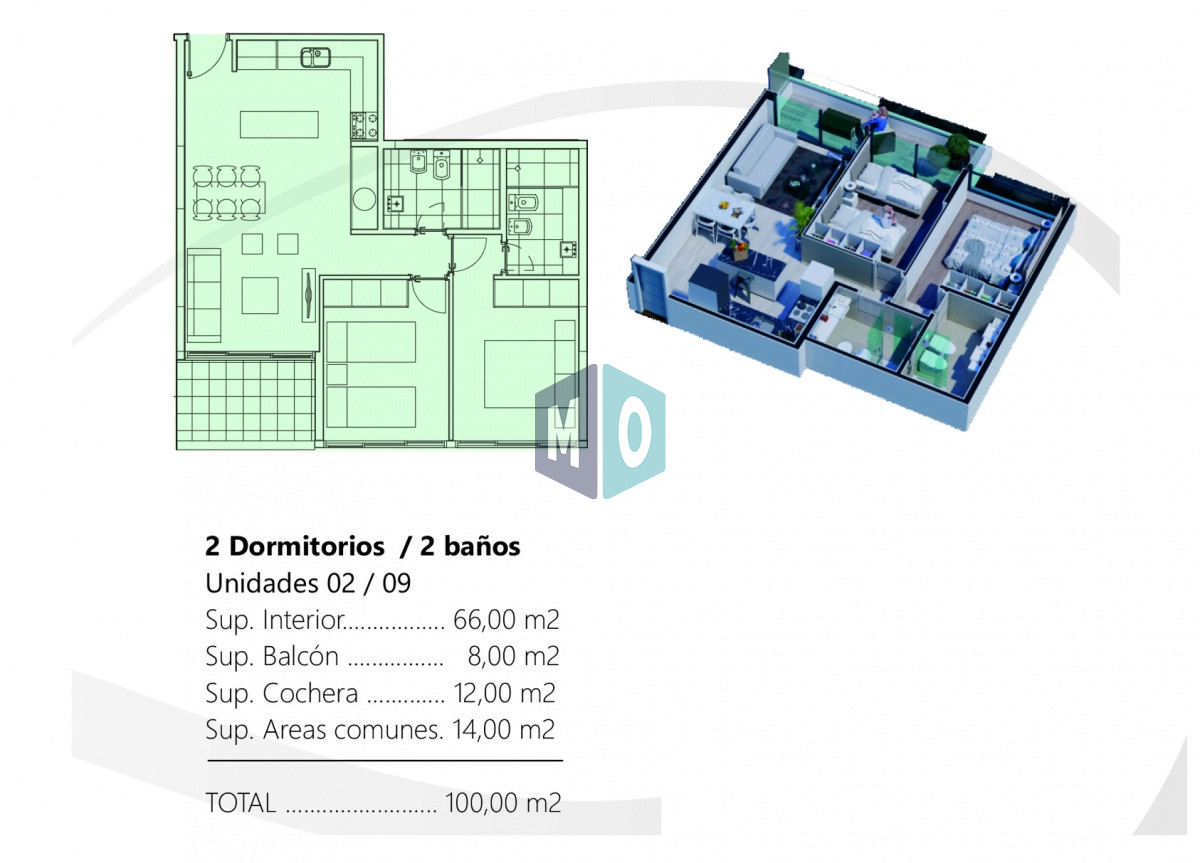 Apartamento ID.1174 - Vende apartamento de 1 dormitorio y medio en Punta del Este 