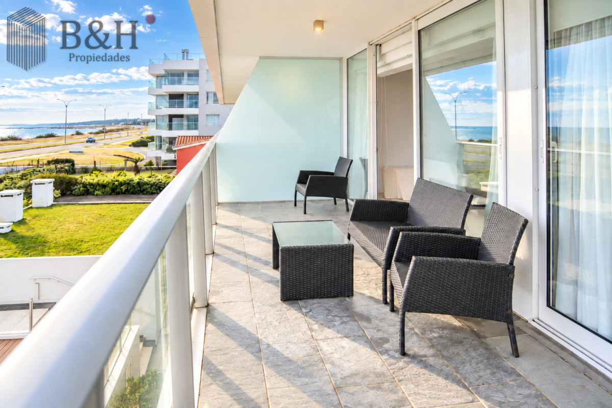Apartamento ID.7841 - En alquiler Departamento frente al mar en Playa Mansa de 3 dormitorios Punta del Este