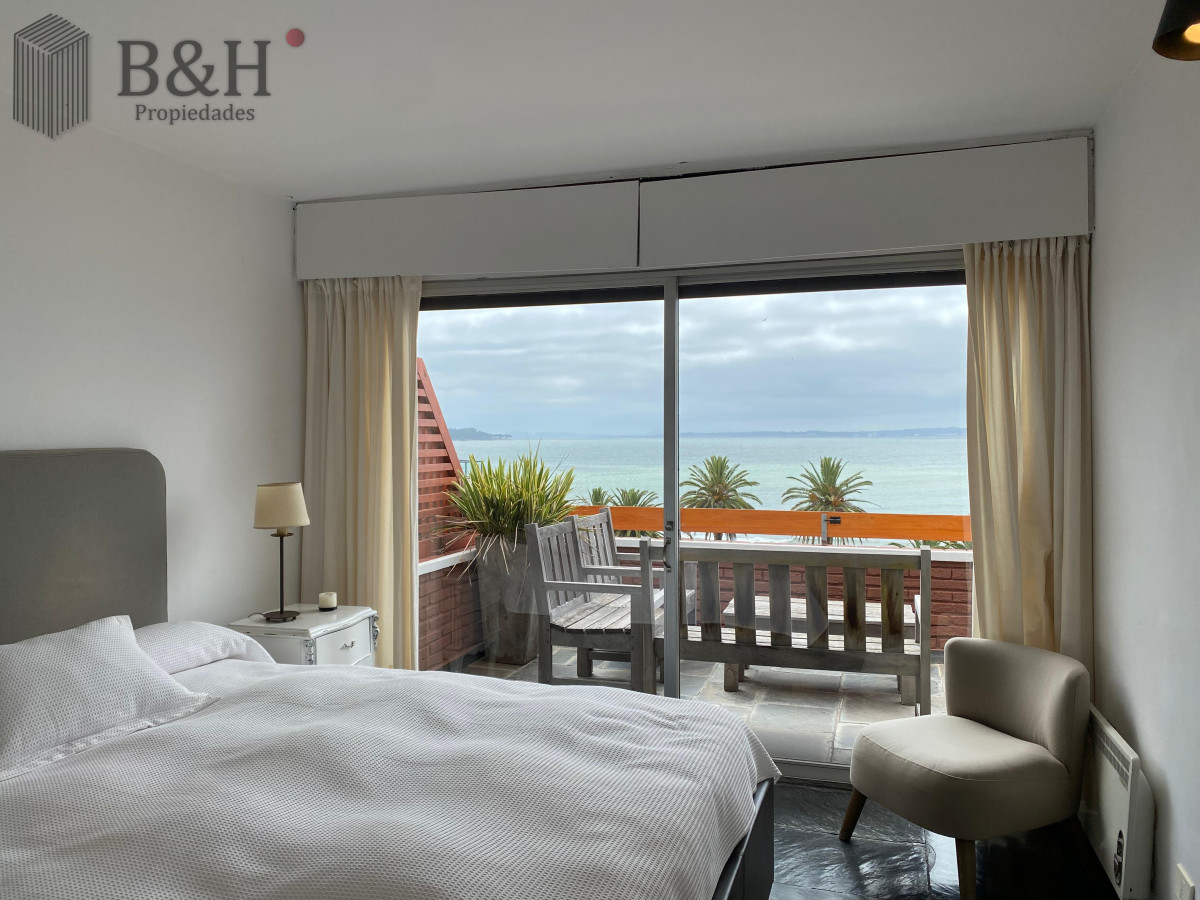Apartamento ID.7267 - Vende apartamento con vista al mar de 3 dormitorios, Punta del Este