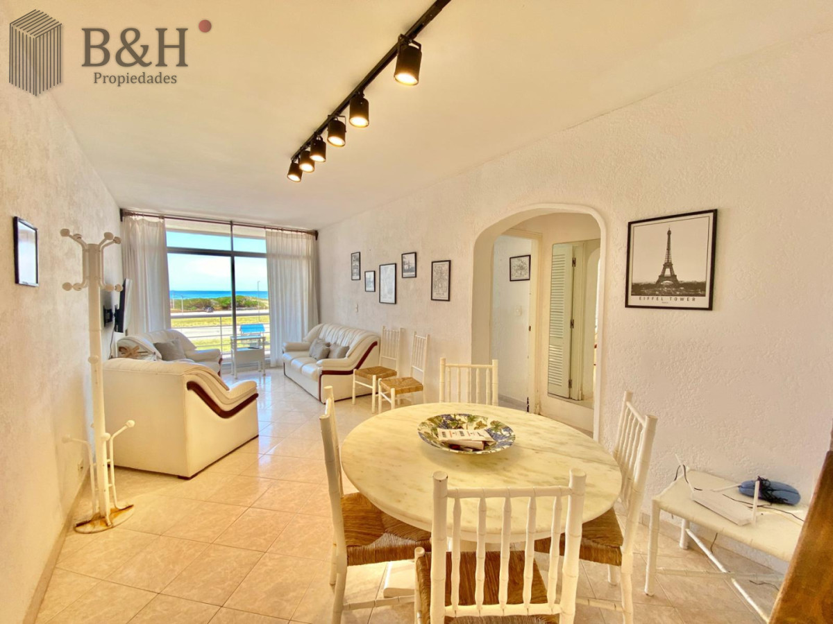Apartamento ID.6524 - Apartamento de 2 dormitorio y medio en Primera lineal de Playa brava , Punta del este 