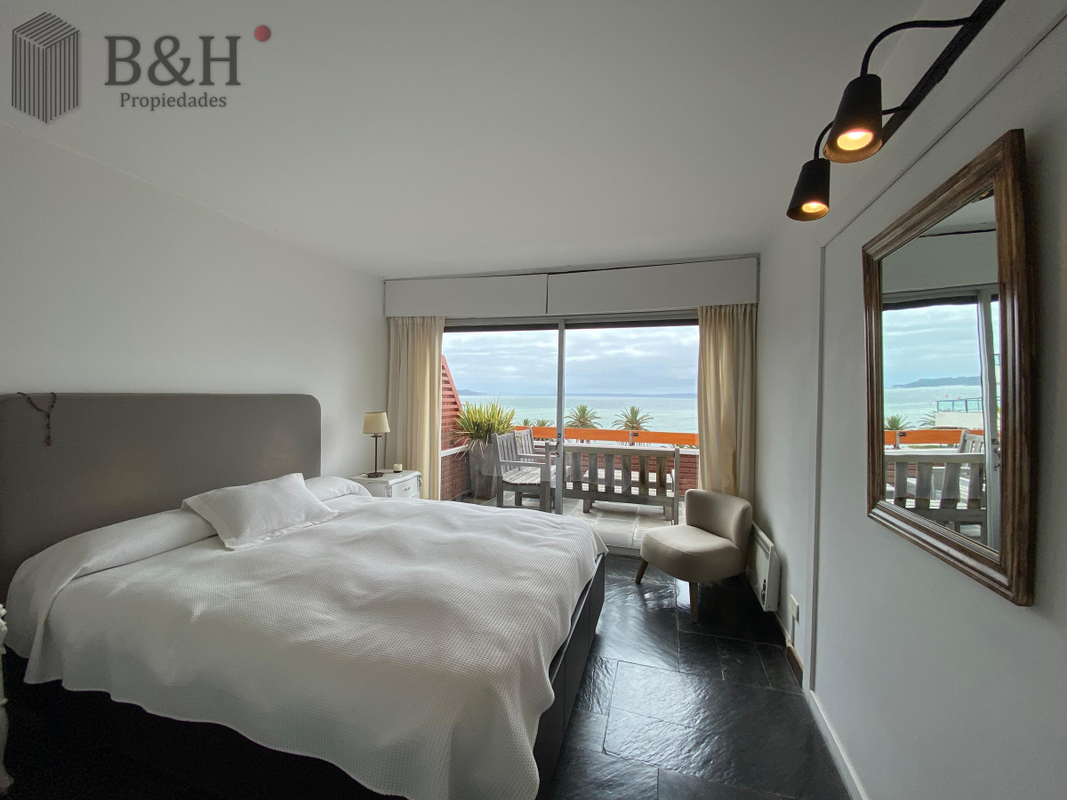 Apartamento ID.7267 - Vende apartamento con vista al mar de 3 dormitorios, Punta del Este