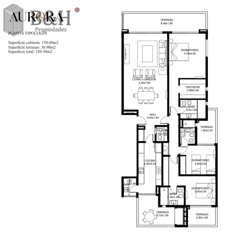 Apartamento ID.7465 - Frente al mar. 3 dormitorios en venta - Aurora - Financiacion