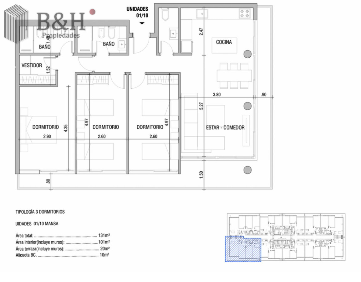 Apartamento ID.7580 - Apartamento en venta en Torres del Este, de 1 dormitorio
