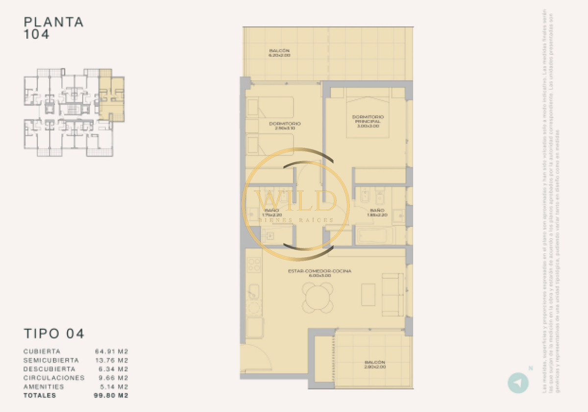 Apartamento ID.2472 - Departamento de 2 dormitorios en venta - Margherita A Mare Residences - Lanzamiento