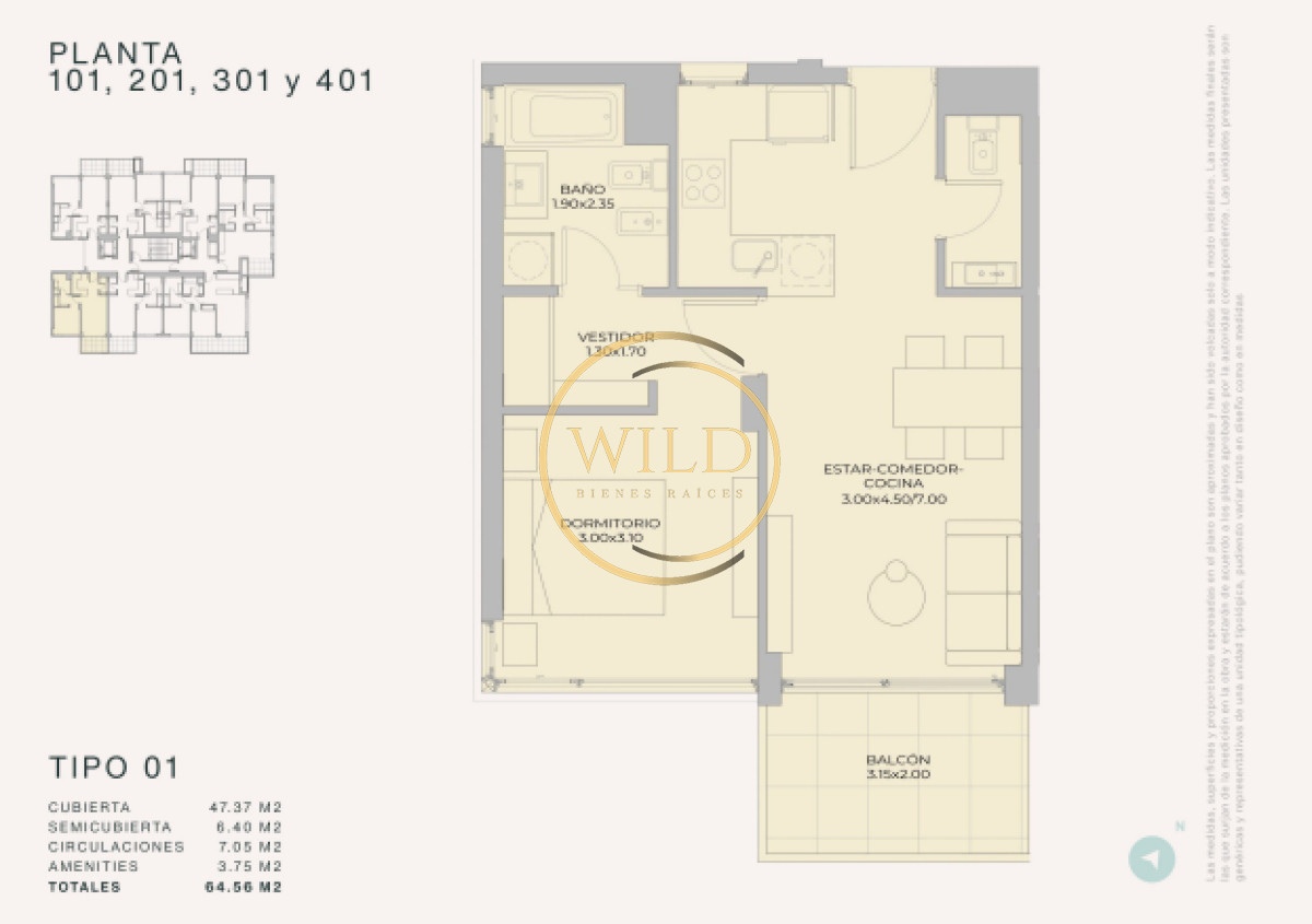 Apartamento ID.2472 - Departamento de 2 dormitorios en venta - Margherita A Mare Residences - Lanzamiento