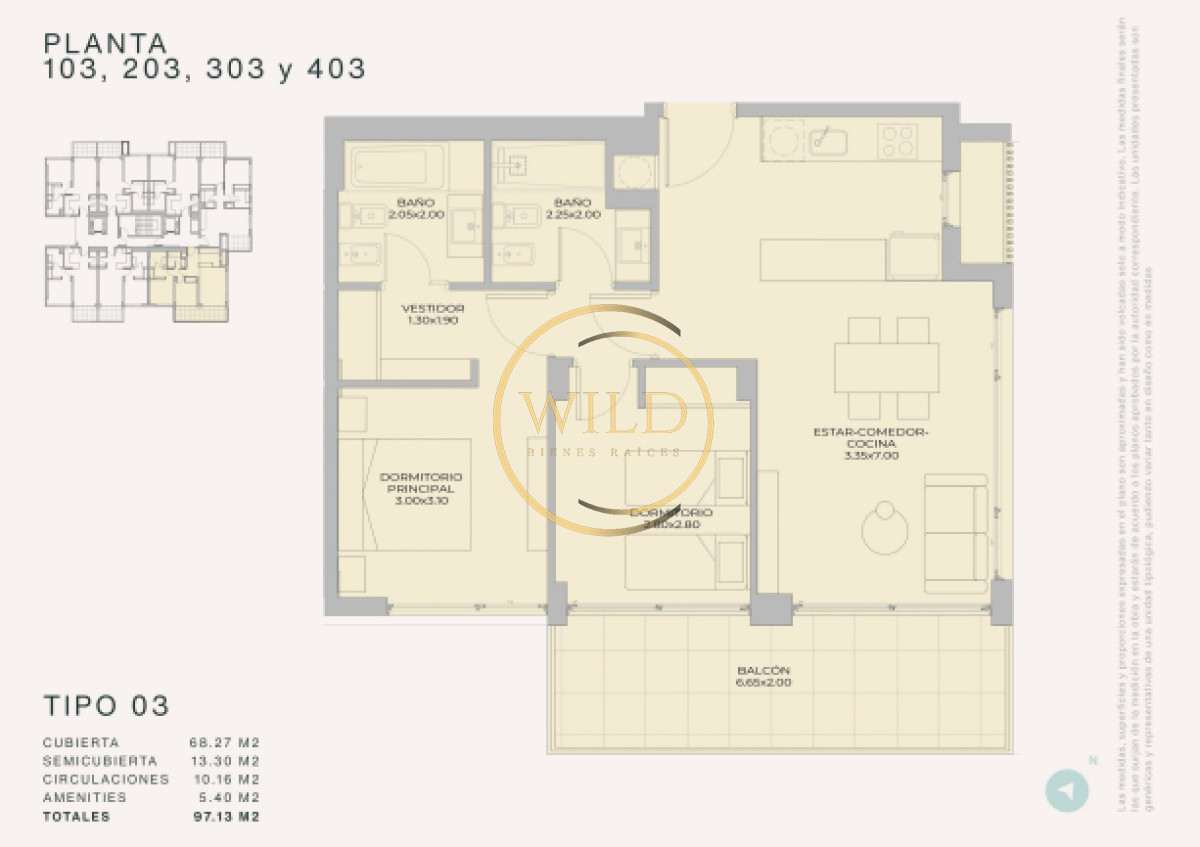 Apartamento ID.2472 - Departamento de 2 dormitorios en venta - Margherita A Mare Residences - Lanzamiento