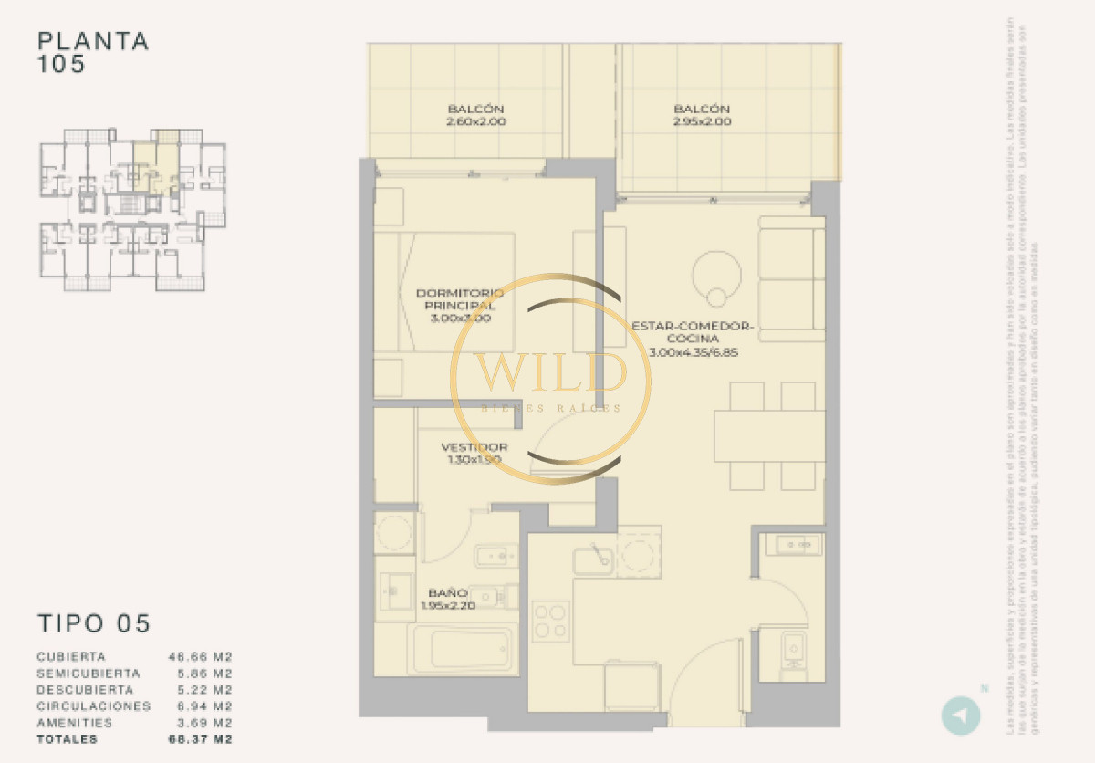Apartamento ID.2472 - Departamento de 2 dormitorios en venta - Margherita A Mare Residences - Lanzamiento