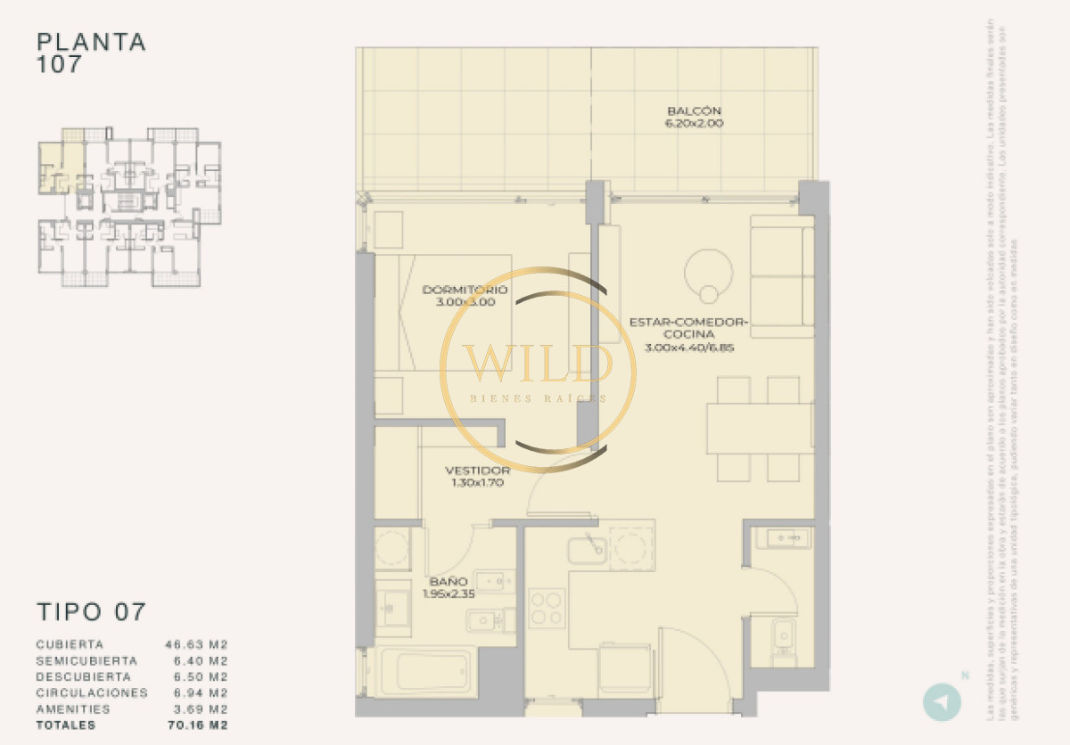 Apartamento ID.2472 - Departamento de 2 dormitorios en venta - Margherita A Mare Residences - Lanzamiento