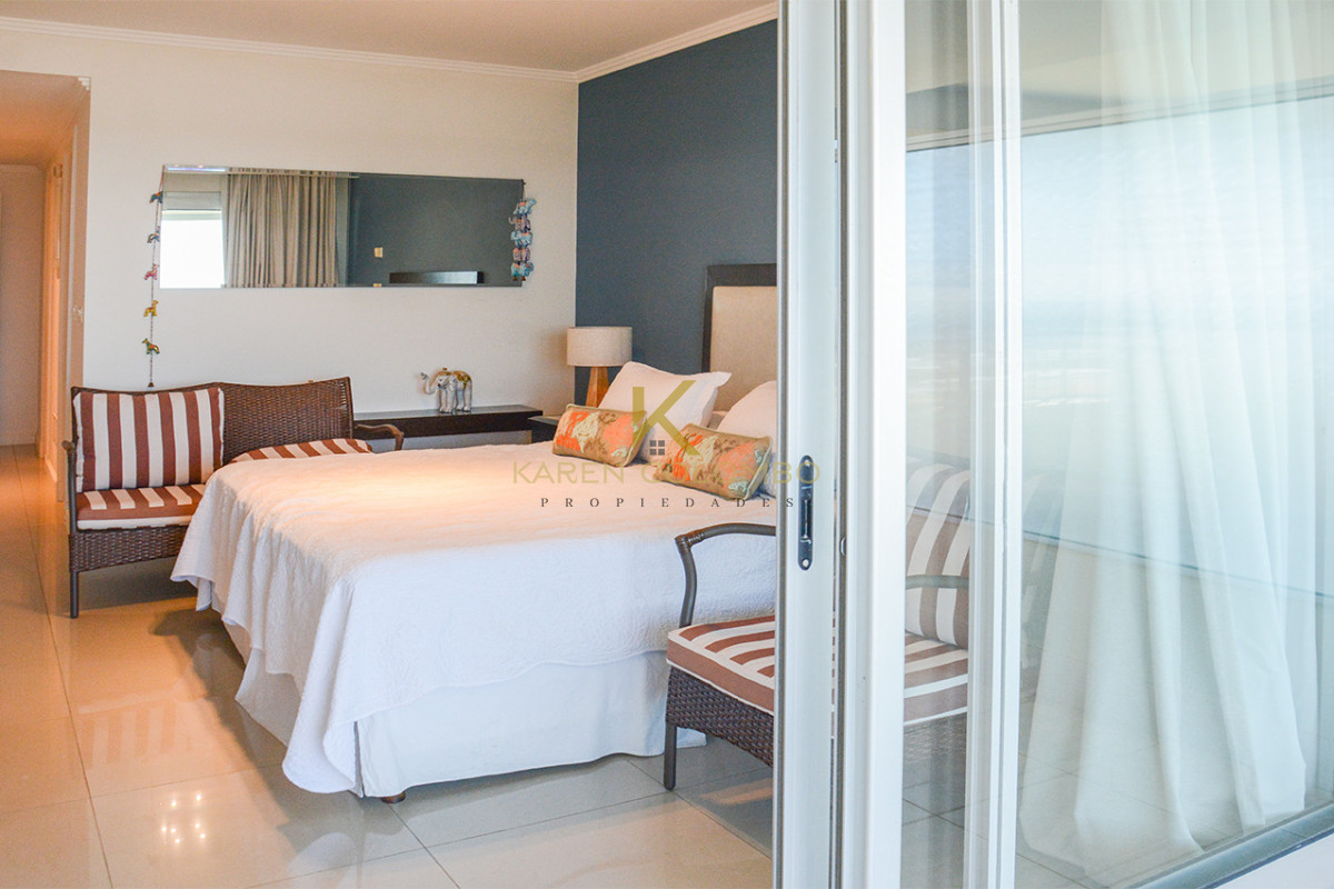 Apartamento ID.21096548 - Departamento en Torre Lobos en alquiler frente al mar, 3 dormitorios mas dependencia