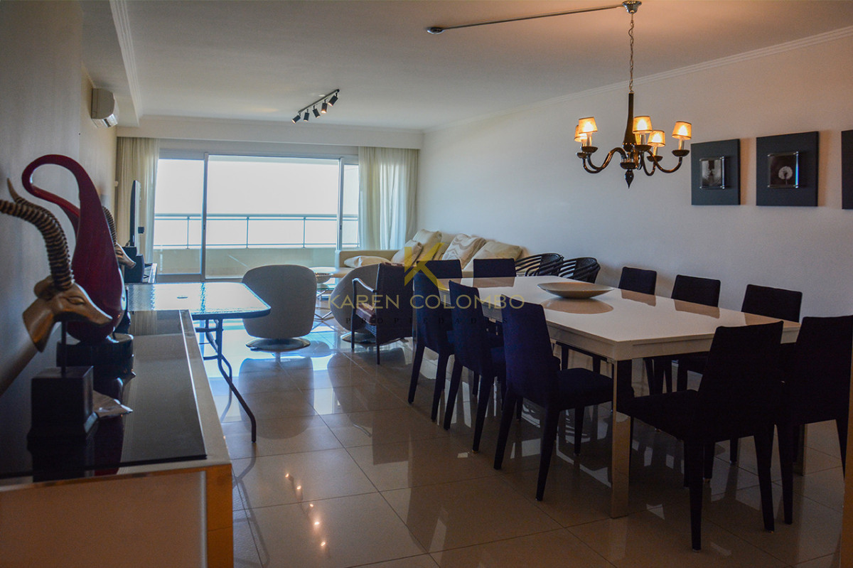 Apartamento ID.21096548 - Departamento en Torre Lobos en alquiler frente al mar, 3 dormitorios mas dependencia