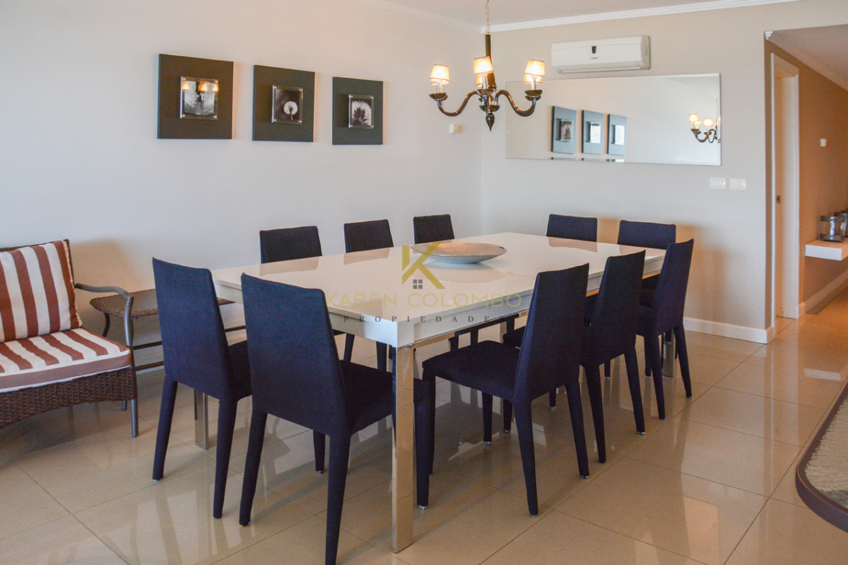 Apartamento ID.21096548 - Departamento en Torre Lobos en alquiler frente al mar, 3 dormitorios mas dependencia