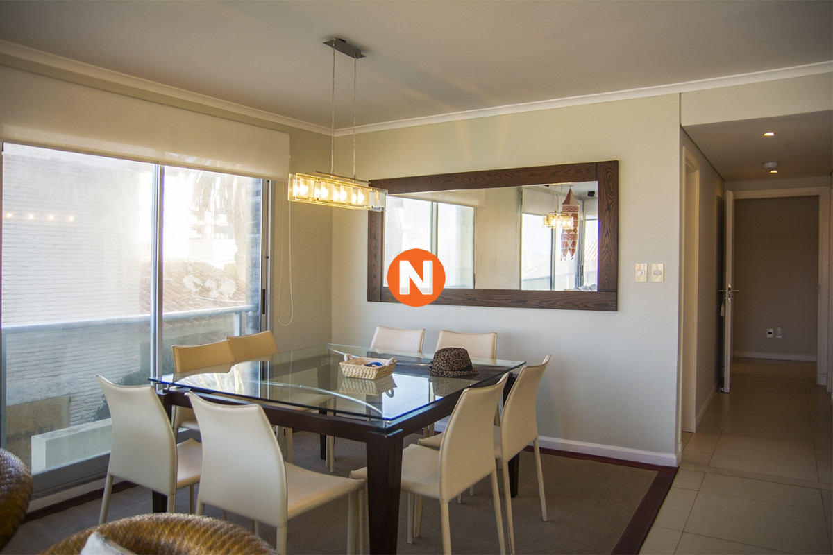 Apartamento Ref.225333 - Departamento de 3 dormitorios con parrillero en venta, edificio nuevo en la Peninsula.