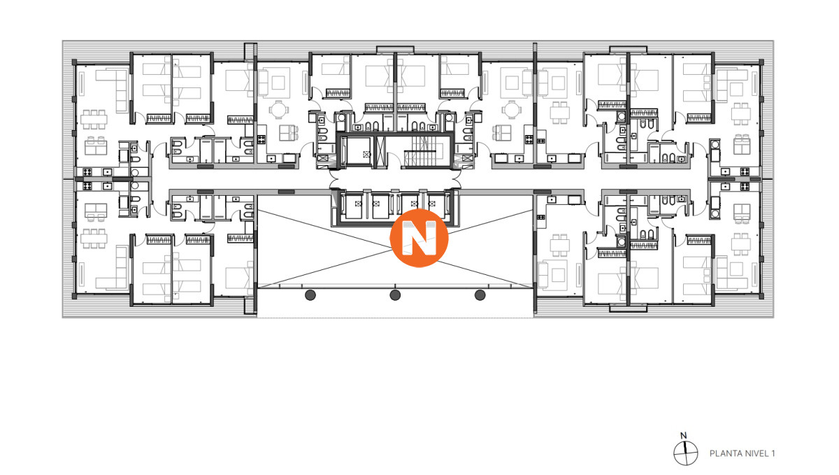 Apartamento Ref.224976 - Vende apartamento de 1 dormitorio en Chiverta, Punta del Este.