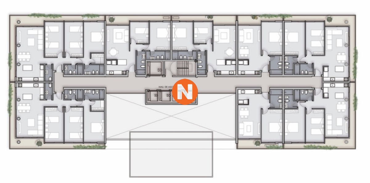 Apartamento Ref.224976 - Vende apartamento de 1 dormitorio en Chiverta, Punta del Este.