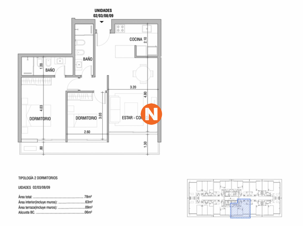 Apartamento Ref.224976 - Vende apartamento de 1 dormitorio en Chiverta, Punta del Este.