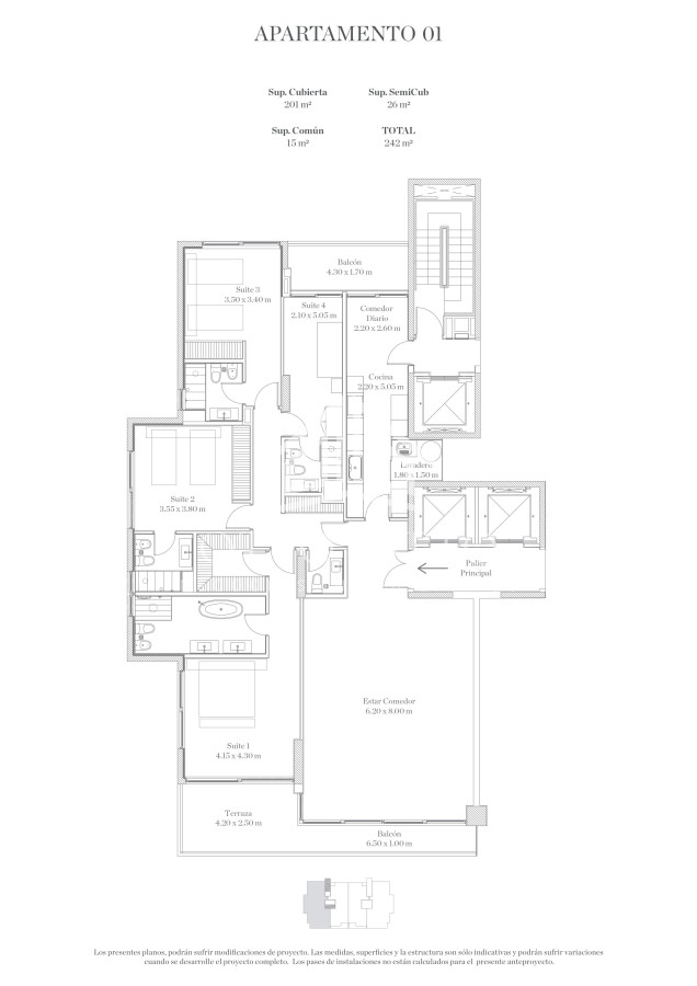 Apartamento ID.28629 - Espectacular planta en LE PARC III, Esquinero en venta