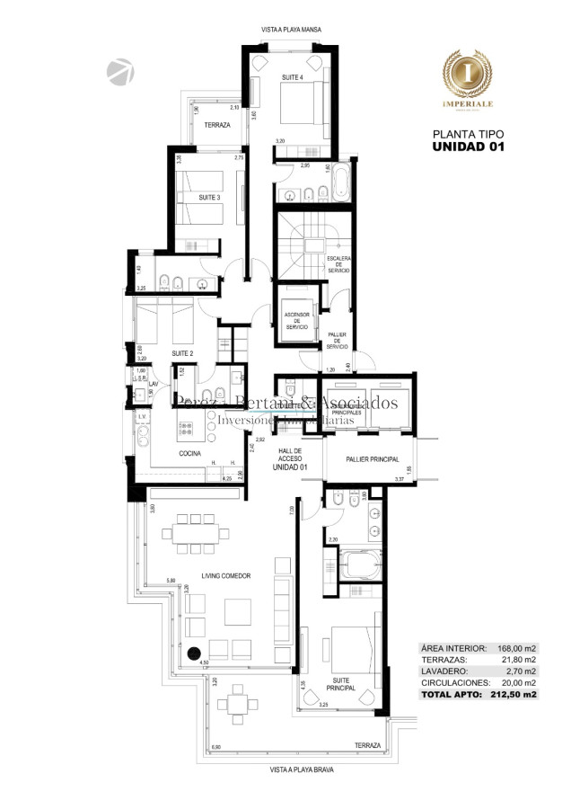 Apartamento ID.1119 - Espectacular departamento frente al mar, en Torre Imperiale.