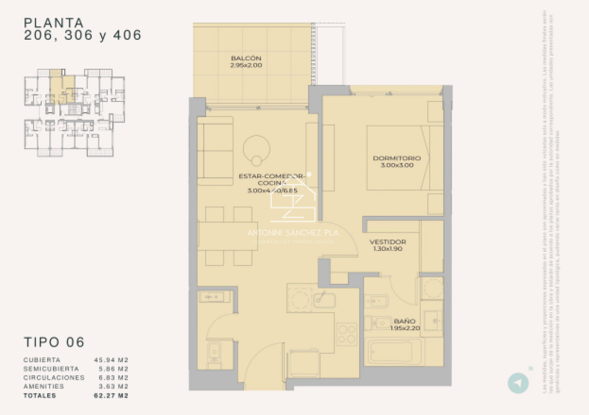 Apartamento ID.2663 - Departamento de 1 dormitorio en venta - Lanzamiento Margherita A Mare Residences