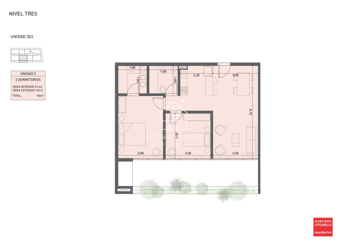 Apartamento ID.2241 - PreLanzamiento EXCLUSIVO  compre con financiacion 1 dorm en venta. Edif. Genova