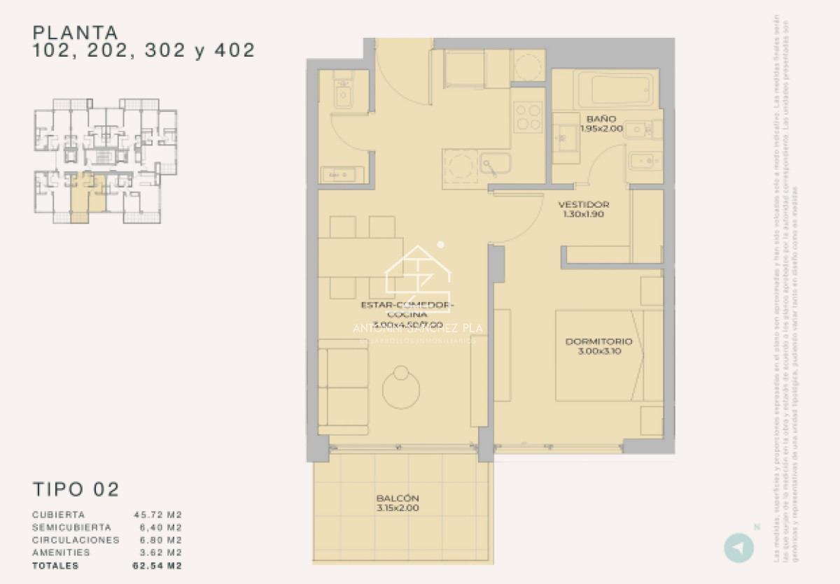 Apartamento ID.2663 - Departamento de 1 dormitorio en venta - Lanzamiento Margherita A Mare Residences