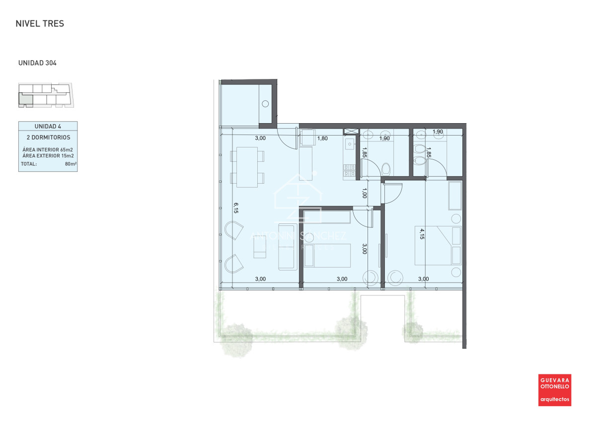 Apartamento ID.2241 - PreLanzamiento EXCLUSIVO  compre con financiacion 1 dorm en venta. Edif. Genova
