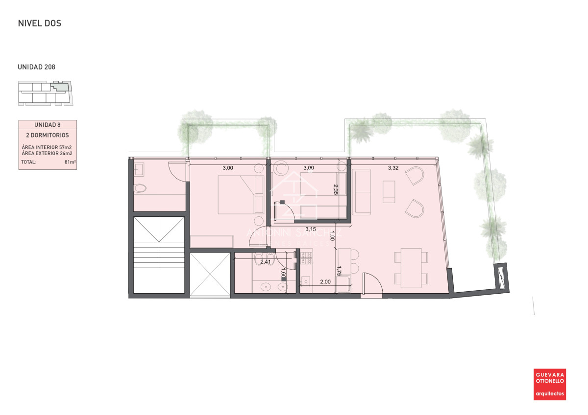 Apartamento ID.2241 - PreLanzamiento EXCLUSIVO  compre con financiacion 1 dorm en venta. Edif. Genova