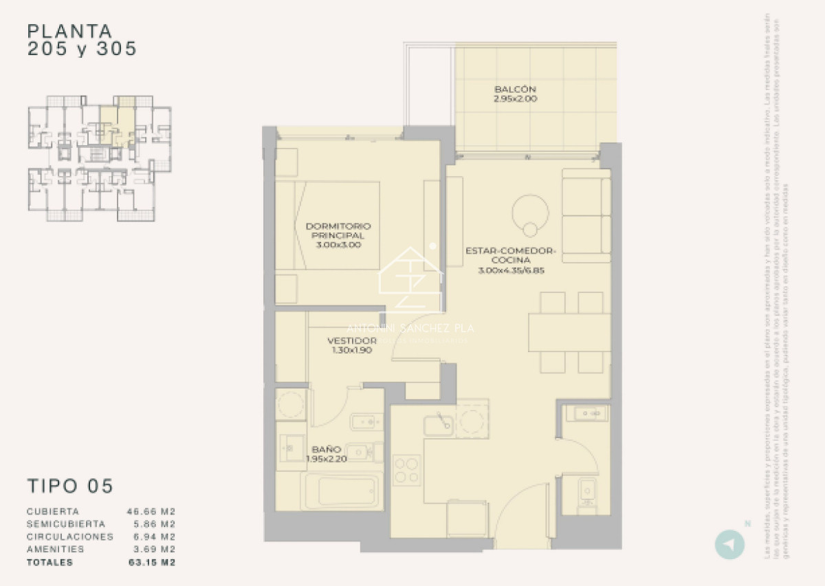 Apartamento ID.2663 - Departamento de 1 dormitorio en venta - Lanzamiento Margherita A Mare Residences