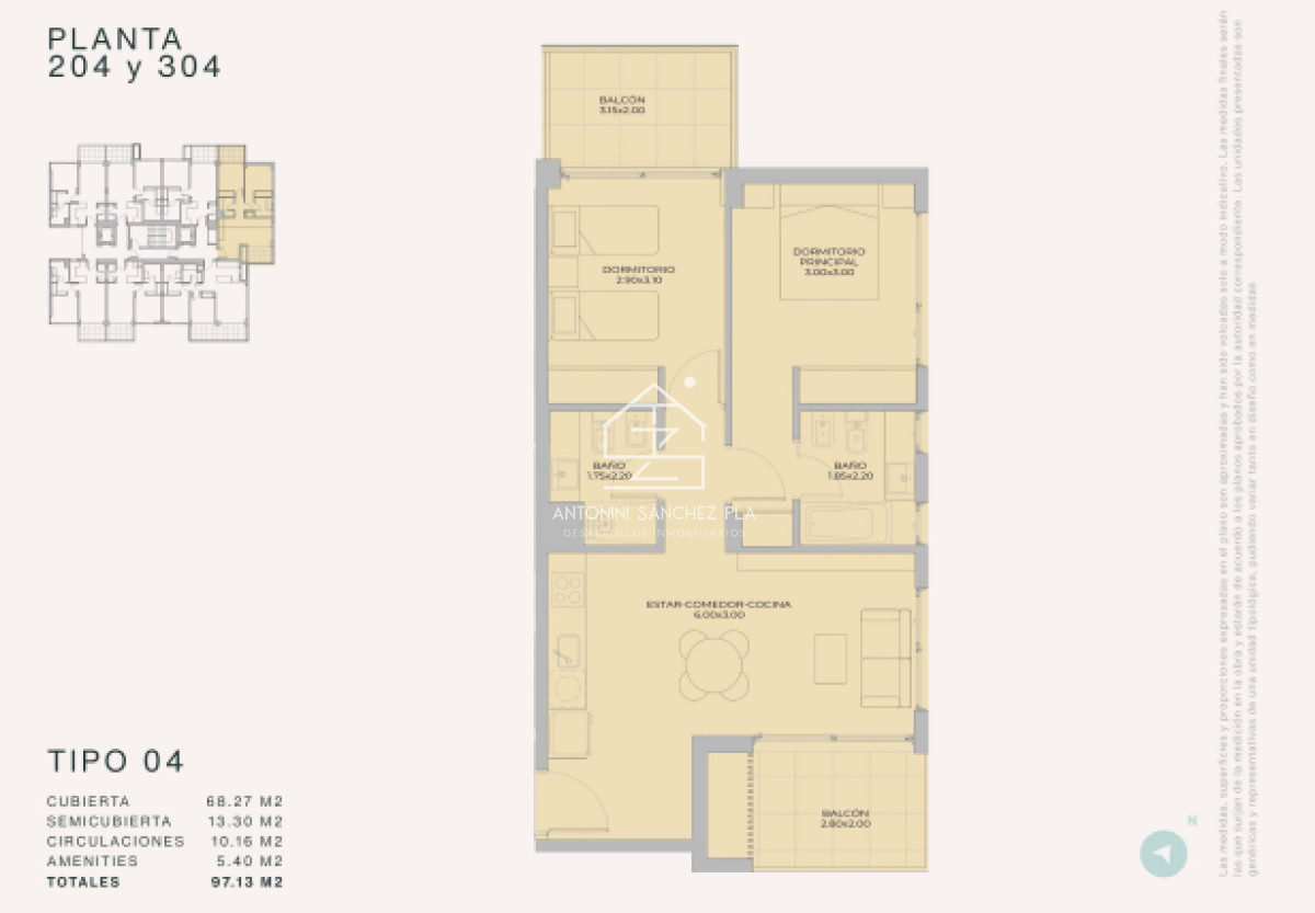 Apartamento ID.2663 - Departamento de 1 dormitorio en venta - Lanzamiento Margherita A Mare Residences