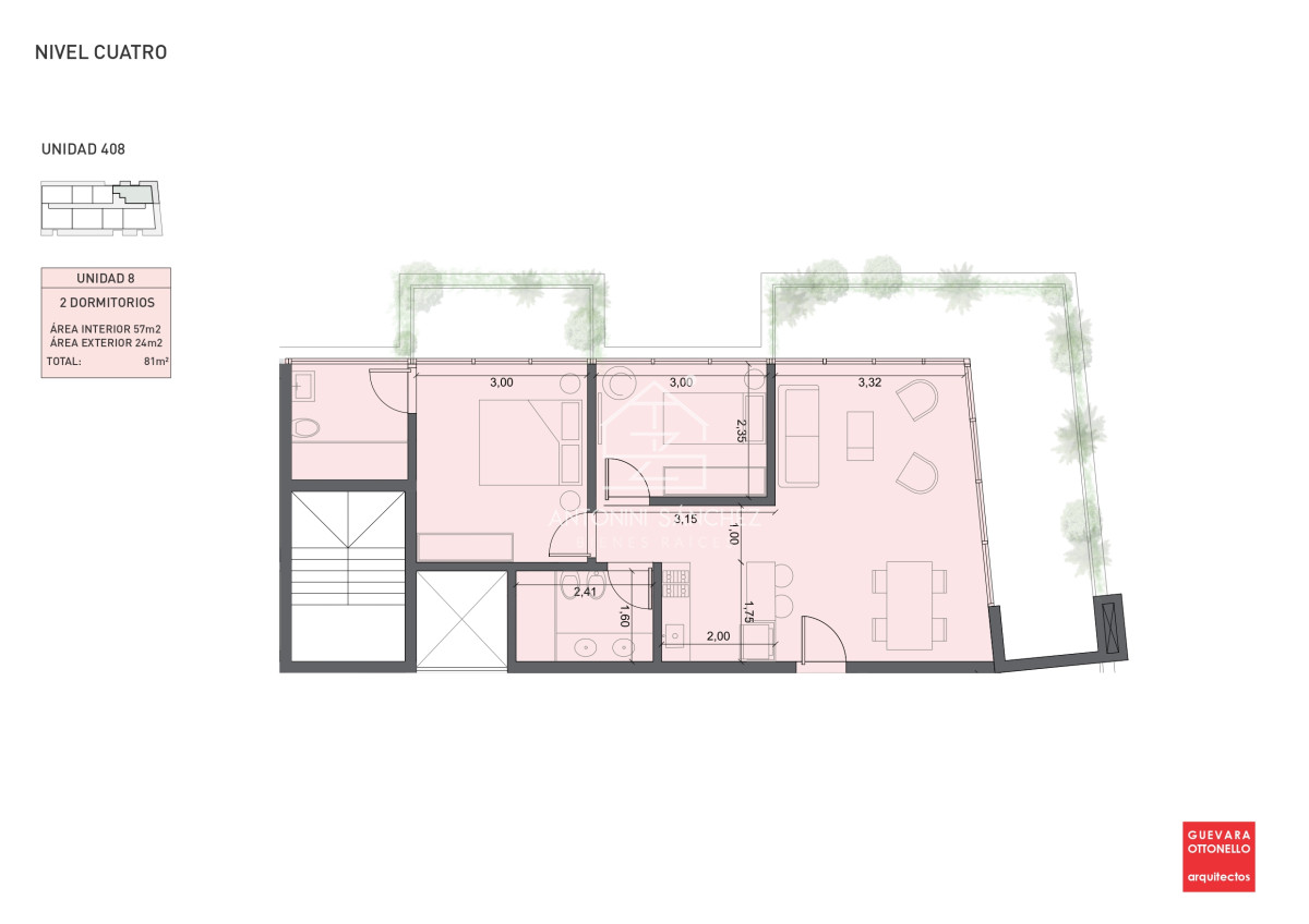 Apartamento ID.2241 - PreLanzamiento EXCLUSIVO  compre con financiacion 1 dorm en venta. Edif. Genova