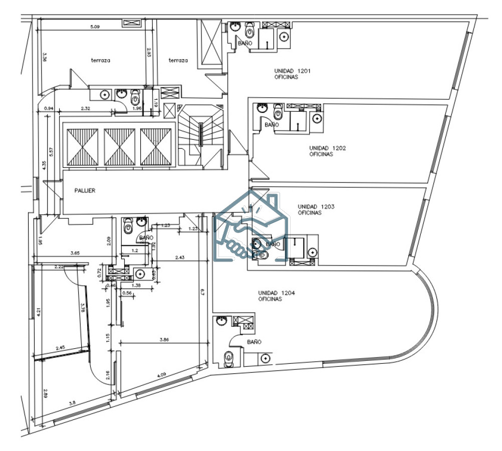 Oficina ID.1561/Venta-y-alquiler-frente-a-plaza-Independencia-Montevideo,-torre-X,-torre-de-categoría-(-son-dos-oficinas-unidas)--- - Venta y alquiler frente a plaza Independencia Montevideo, torre X, torre de categoría ( son dos oficinas unidas)   