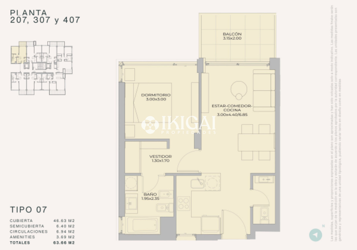 Apartamento ID.1197 - Departamento de 2 dormitorios en venta - Margherita A Mare Residences - Lanzamiento