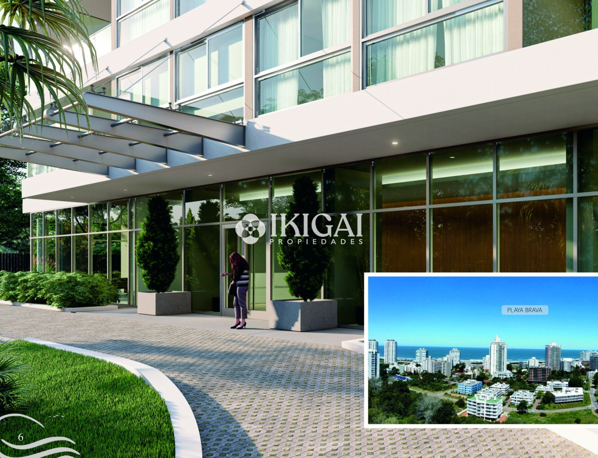 Apartamento ID.1276 - En venta apartamento de 2 dormitorios, en Brava Punta del Este a Estrenar