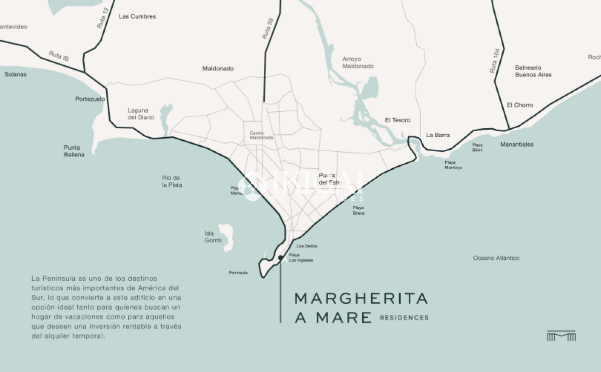 Apartamento ID.1197 - Departamento de 2 dormitorios en venta - Margherita A Mare Residences - Lanzamiento