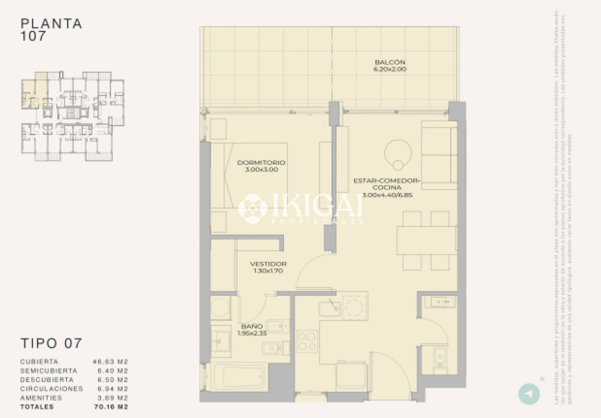 Apartamento ID.1197 - Departamento de 2 dormitorios en venta - Margherita A Mare Residences - Lanzamiento