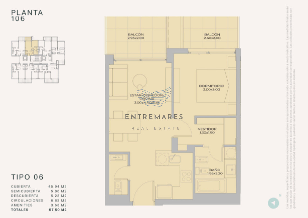Apartamento ID.502 - Departamento de 1 dormitorio en venta - Lanzamiento Margherita A Mare Residences
