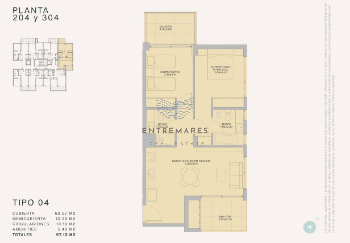 Apartamento ID.502 - Departamento de 1 dormitorio en venta - Lanzamiento Margherita A Mare Residences