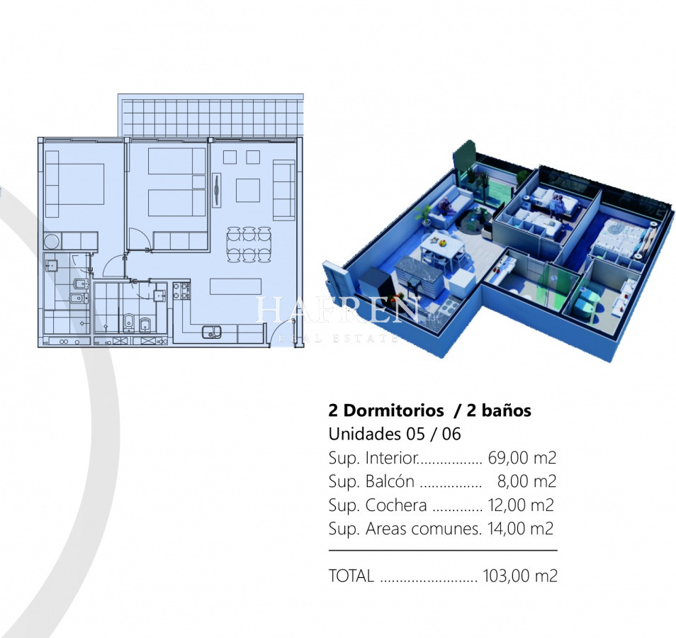 Apartamento ID.336 - Vende apartamento de 1 dormitorio y medio en Punta del Este 