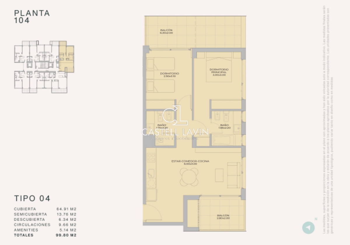 Apartamento ID.677 - Departamento de 1 dormitorio en venta - Lanzamiento Margherita A Mare Residences
