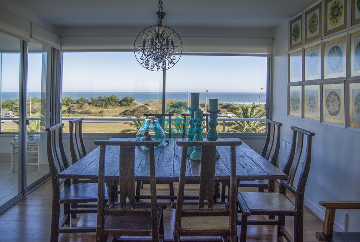 Apartamento ID.457 - Departamento en edificio Esturión, frente al mar, 3 dormitorios en venta