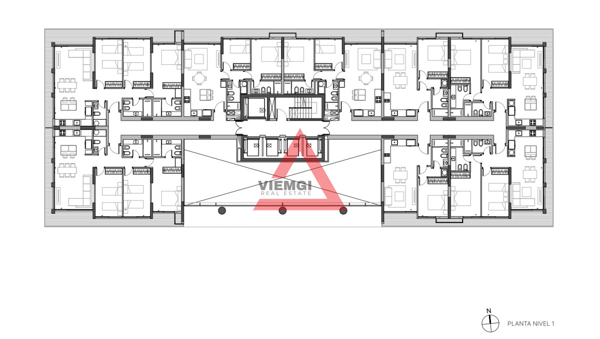 Apartamento ID.353 - En venta apartamento de 2 dormitorios,  con agradable vista en Mansa, Punta del Este