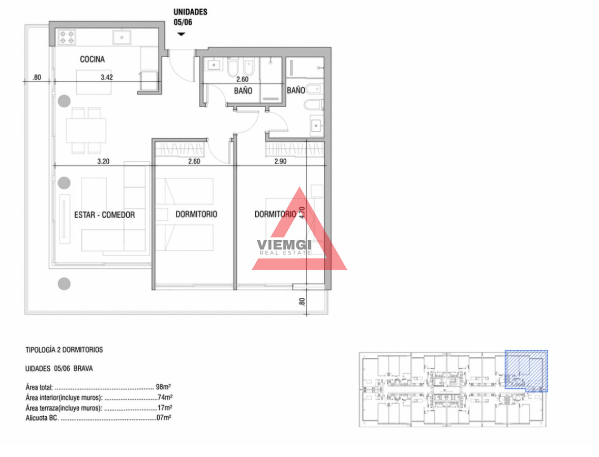 Apartamento ID.301 - Torres del Este, Torre II - invierta con financiacion - 3 dormitorios