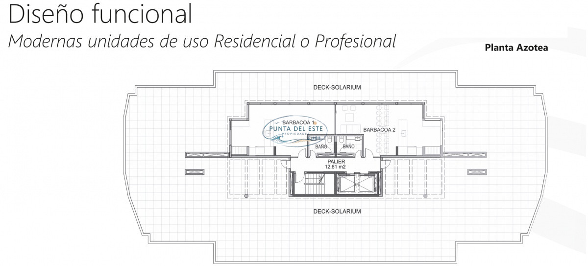 Apartamento ID.83 - Vende apartamento de 1 dormitorio y medio en Punta del Este 