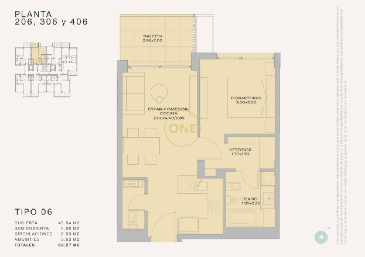 Apartamento ID.1995 - Lanzamiento en Peninsula - Margherita A Mare Residences, departamento de 1 dorm
