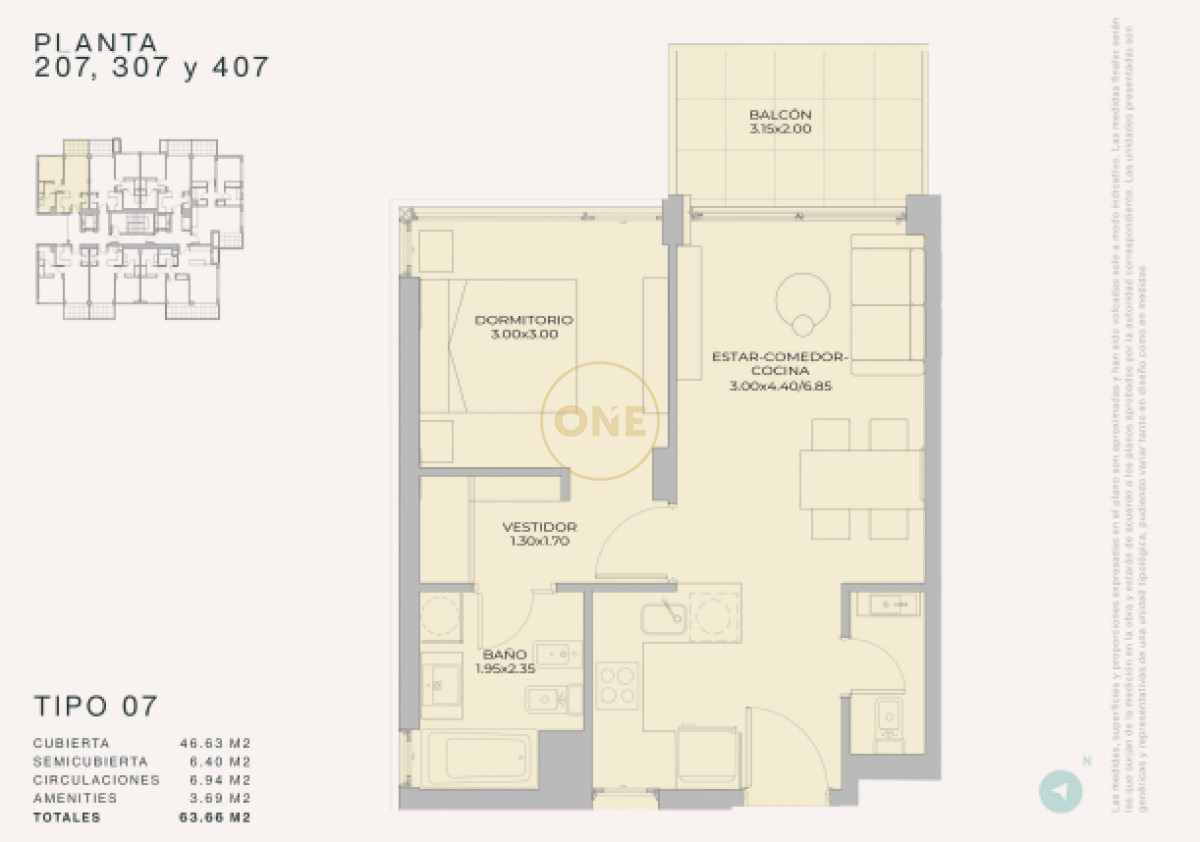 Apartamento ID.1995 - Lanzamiento en Peninsula - Margherita A Mare Residences, departamento de 1 dorm